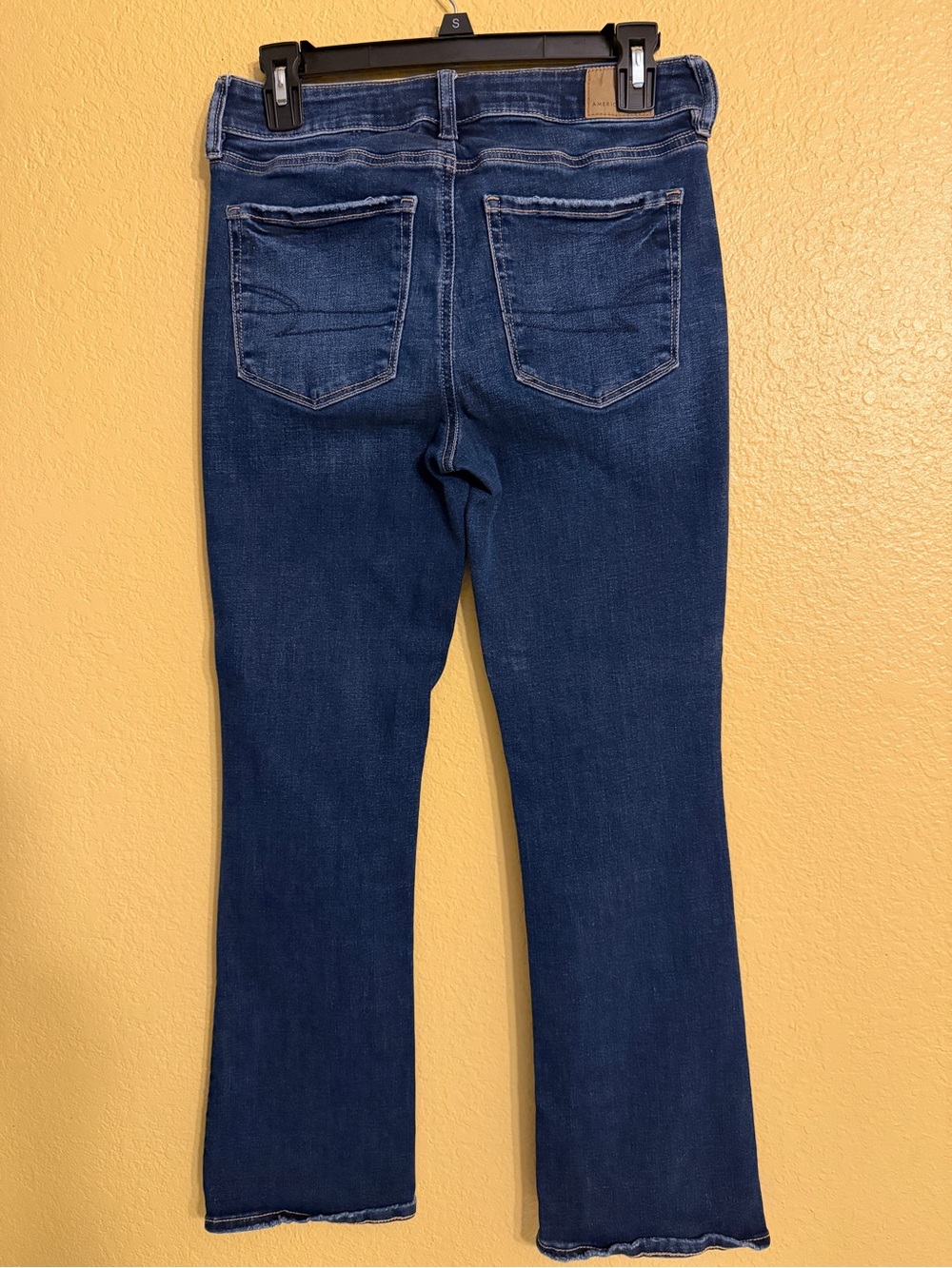 American Eagle Dark Blue Women's Stretch Bootcut Jeans